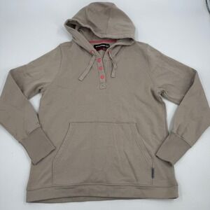 Wolverine Womens Hoodie Snap Button Kangaroo Pocket Small Casual‎ Comfy